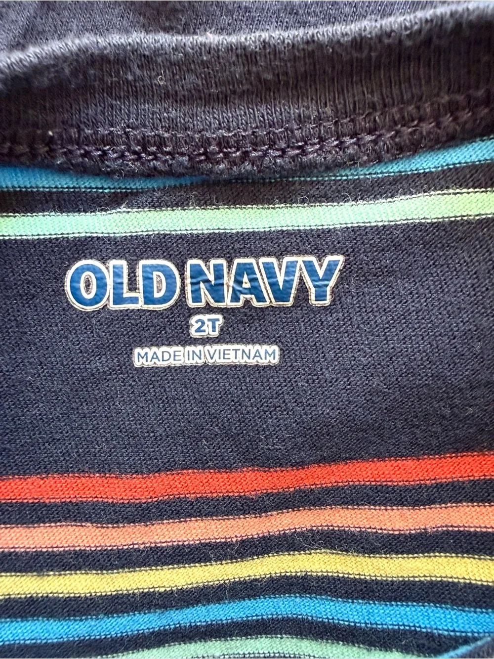 Old Navy Toddler Girls Rainbow Stripe Dress Size 2T